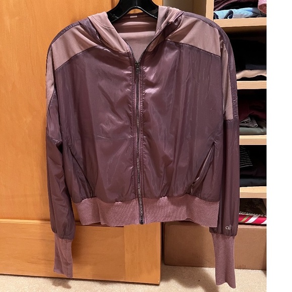 Alo yoga aqua jacket - smokey quartz - Picture 1 of 8